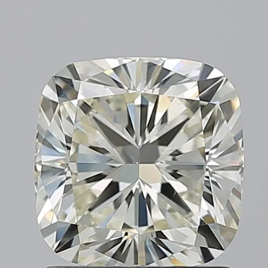 1.50ct Cushion modified Natural Diamond (Colour K, Clarity VS2, Cut VG, IGI Certified)